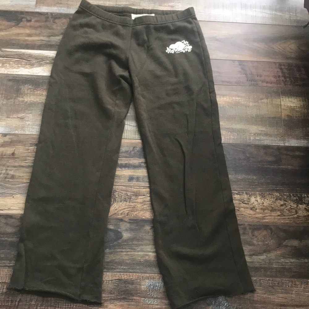 Like new Roots sweat pants with drawstring waist